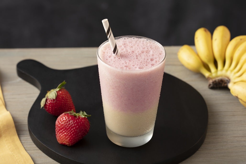 Smoothie Morango e Banana