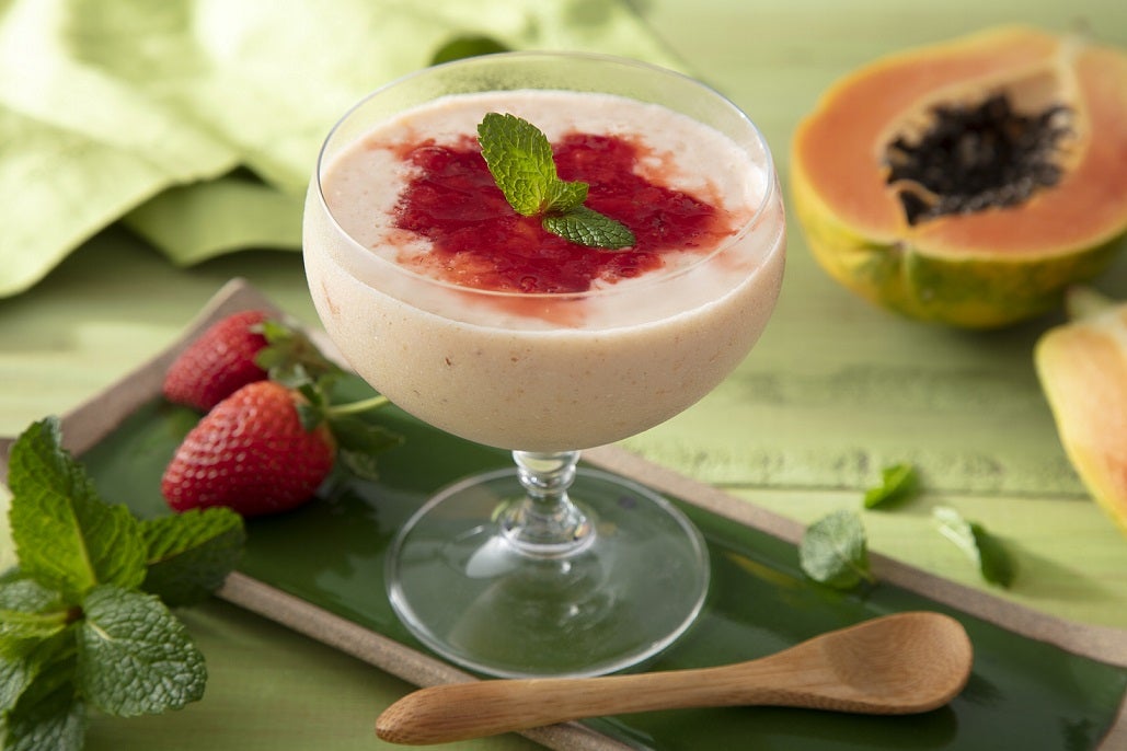Creme de Papaia e Morango