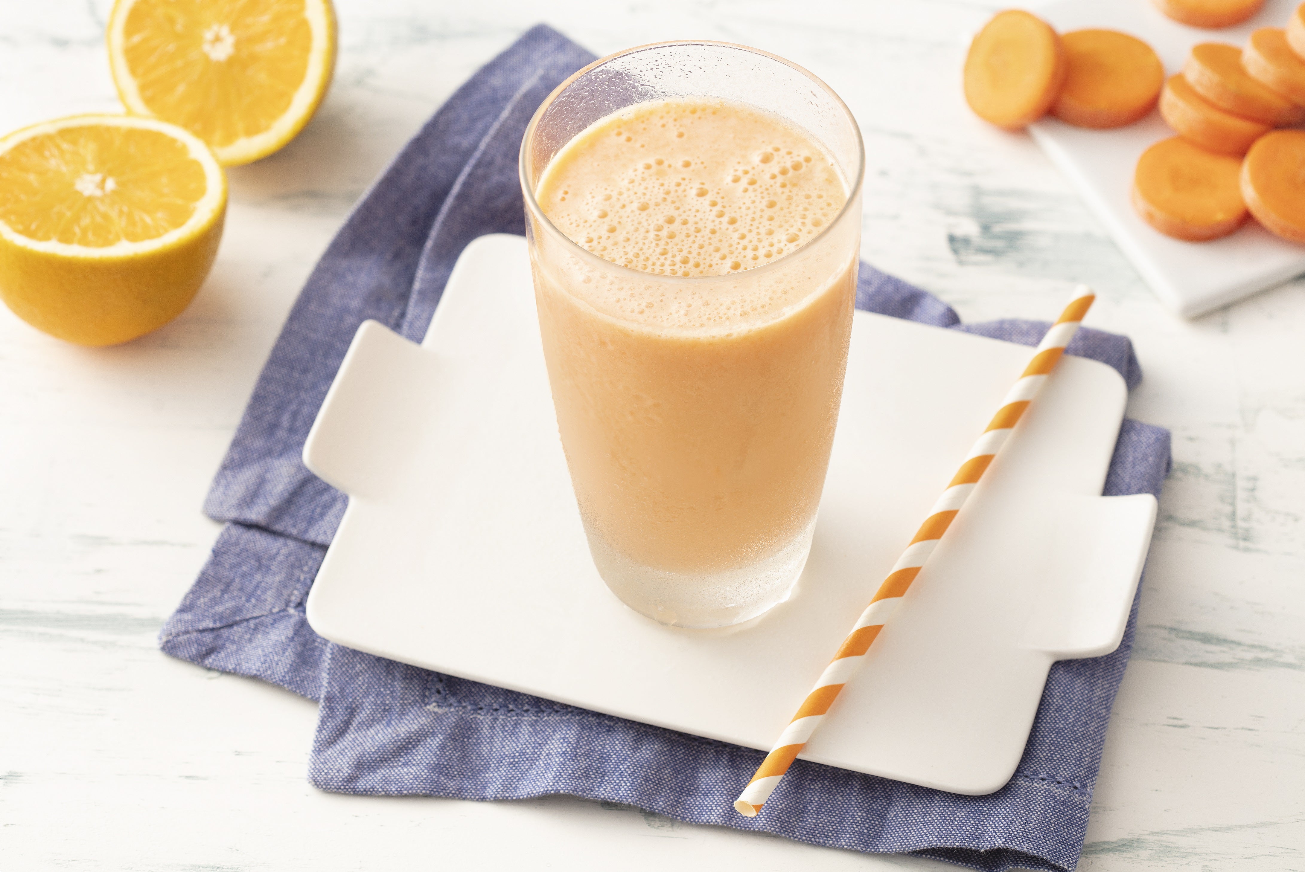 Bebida Refrescante de Laranja e Cenoura